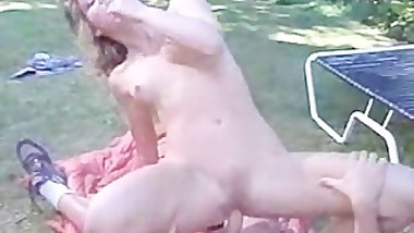 Megan Leigh & Tom Byron Fuck In The Backyard