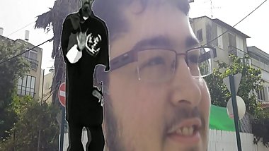 Israeli Fattie Touches himself