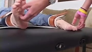 Tickle Central--Tricky Tickling Nurse pt 1