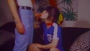 young girl learns some new excercises