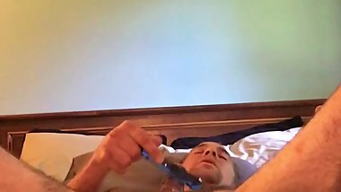 Vintage dildo ass, autoblow cock