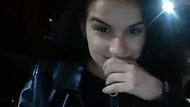 Arab Romanian girl outdoor
