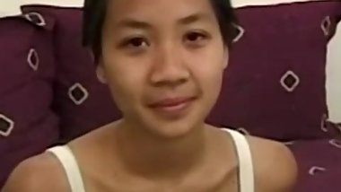 Young asian pussypounded after getting licked