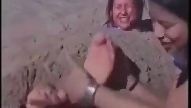 Two Buried in Sand (favorite Paradise Vision...Vintage)