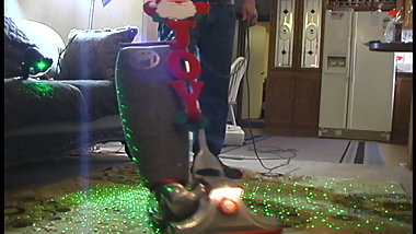 VACUUMING WITH A SEXY VINTAGE KIRBY. ( love that big puffed up bag)