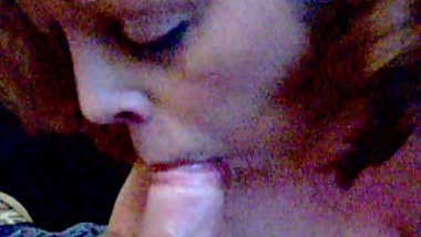 My wife Pamala sucking my cock