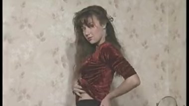 Amanda Long in tight red dress