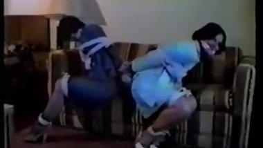 Sally Roberts and Susan Blair Old School Bondage Struggling