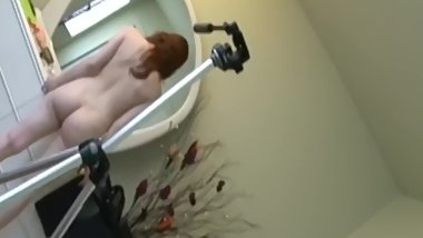 Ginger amateur paddling oldmans balls