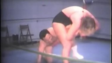 Mixed Ring wrestling. Vintage 4