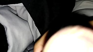 Fat nigga beats his dick