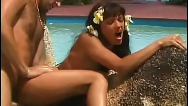Tourist fucks and anally pounds whore in Hawaii (with final mega cumshot)
