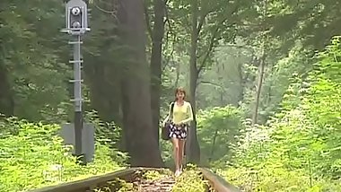 Margot, Anal Threesome in the Railway