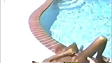 Classic Pornstars Pool Anal - Part 2 in ANALSLUT.WEBCAM