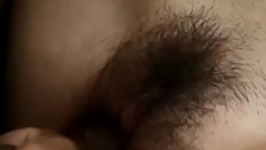 Vintage babe shares cock in interracial trio