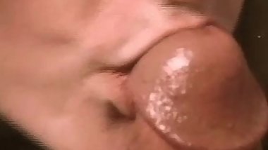 Classic Blonde MILF Blowjob In Chair