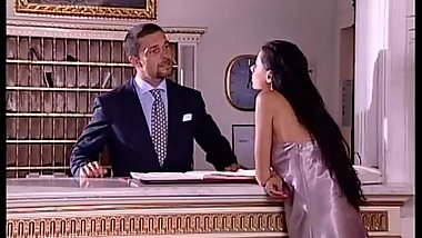 Hot chick fucked in the ass in a luxury house