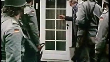 Hot blonde gets fucked by a soldier in German vintage porn