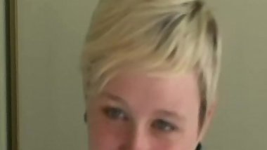 Vintage shorthair babe POV anal creampie