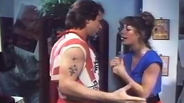 Karen Summer, Dan T Mann in vintage classic porn blowjob clip