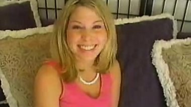 Casting blonde great blowjob