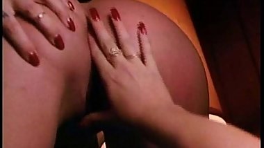 Two porn babes fucked in the ass side by side