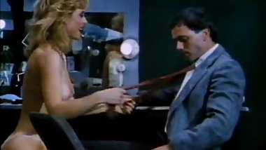 Amber Lynn, Nina Hartley, Buck Adams in classic fuck scene