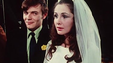 Bride give blowjob to groom at wedding ceremony