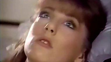 Blonde Rubbing hairy cunt in 70s scene