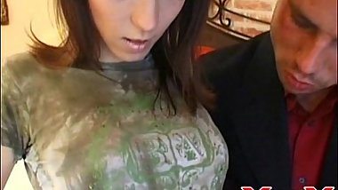 Vintage teen gets anal sex