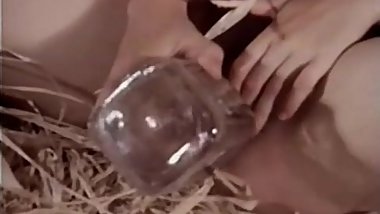 Retro &amp_ Hairy Teen Cowgirl Has Sex, 1970s