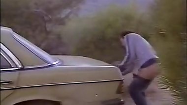 Deep pussy fuck outdoor near the nature