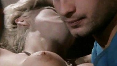 Hairy pussy gets poked by two cocks