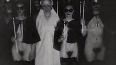 Retro Naked Satanic Ritual
