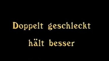 vintage 70s german - Doppelt geschleckt haelt besser - cc79