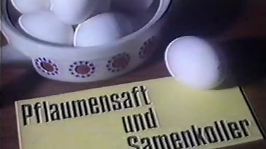 vintage 70s german - Pflaumensaft und Samenkoller  - cc79
