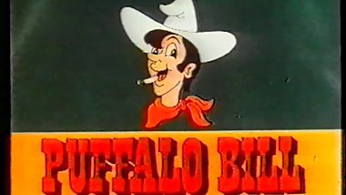 vintage 70s german - Puffalo Bill - Schwaenze, Moesen, blaue Bohnen - cc79