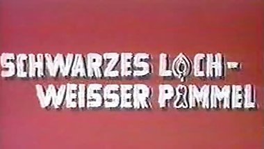 vintage 70s german - Schwarzes Loch, weisser Pimmel - cc79