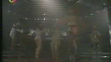 A String of Lingerie Strippers !