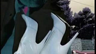 Fuck in wet Thigh Boots!