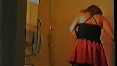 Housewife fucks in bathroom