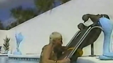 IR Action By A Swimming Pool- Vintage