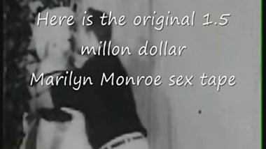 Marilyn Monroe Original $1.5 million sex tape lie!