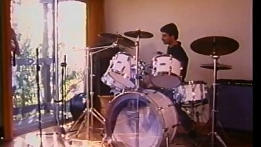 drummer girl .vintage