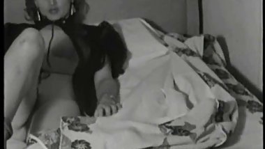 Sexy 50's Broad in Black Sheer