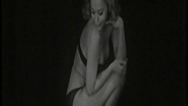 Vintage Stripper Black Lingerie