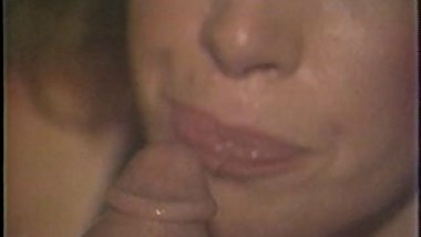 Sexy brunette sucks on guys full shaft in her mouth in a jacuzzi