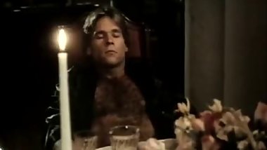 Vintage blow job from maid under table