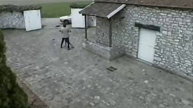 Accident video of hard outdoor sex