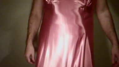 Rose Satin Nightie 2